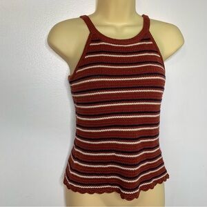 Cloud Chaser Striped Boho Tank Small